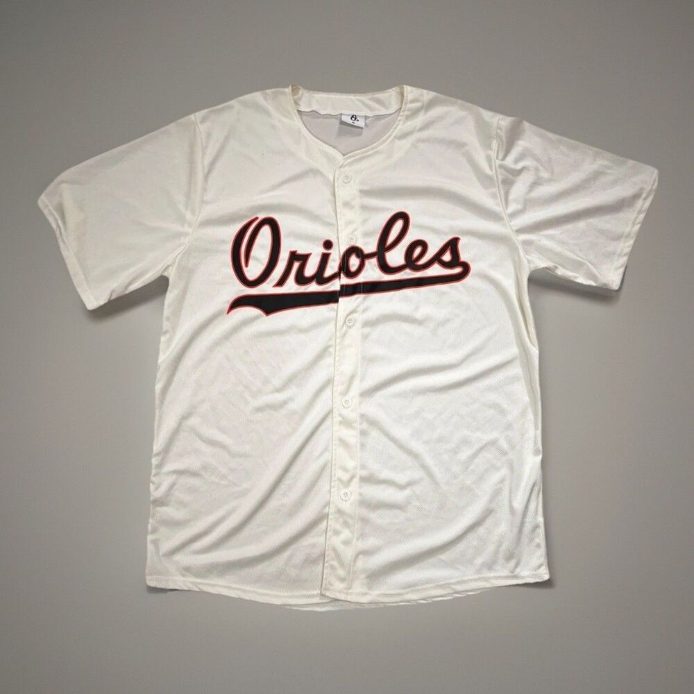 Baltimore Orioles 1954 Throwback Baseball Jersey XL Cream 2024 MLB 70th Anniv